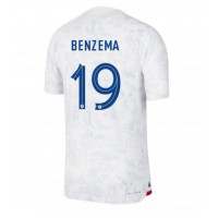 Dres Francuska Karim Benzema #19 Gostujuci SP 2022 Kratak Rukav